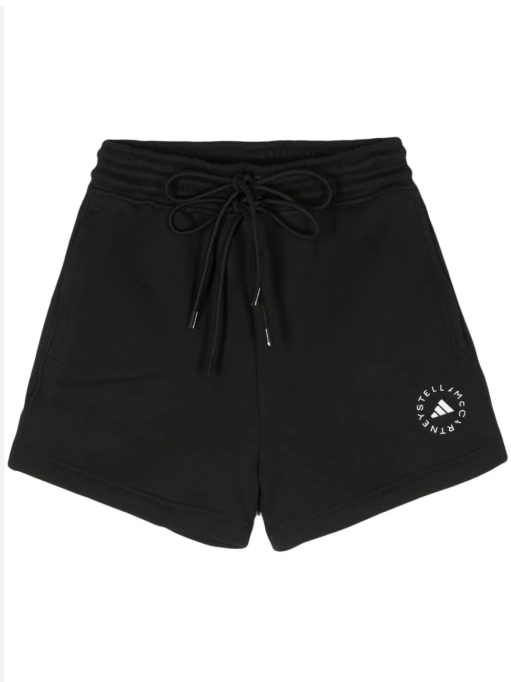 Adidas x Stella McCartney logo print organic cotton track short sweatshorts NWT